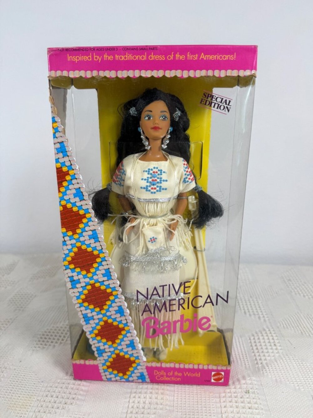 Native American Barbie Dolls Of The World Collection 1992 Special Ed 1753 NIB